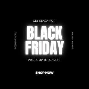 BLACK FRIDAY SALE 50% OFF EVERYTHING IN SHOP